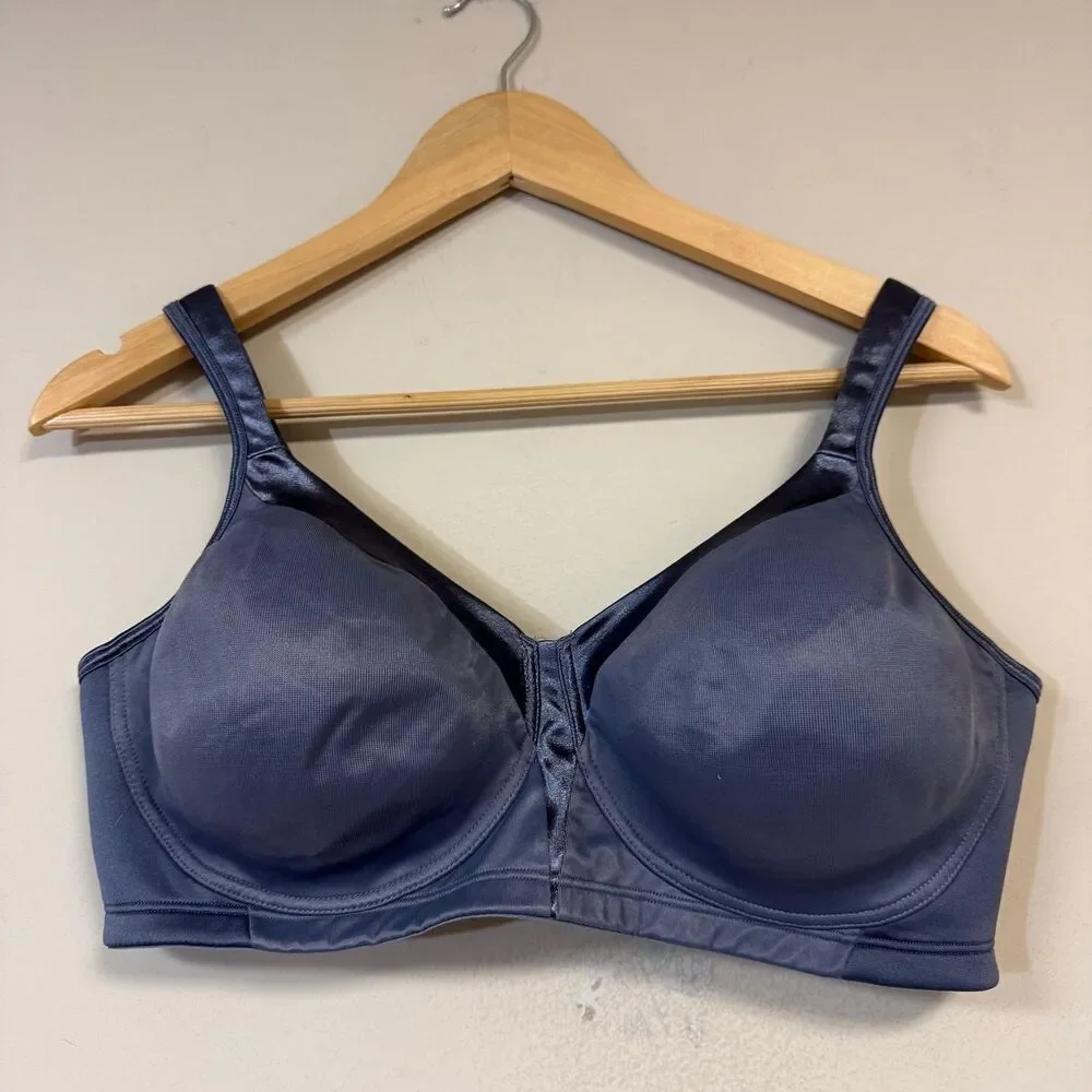 Playtex Full Figure 18 Hour Bra Women's 42C Dark Purple Sleek Smooth Wireless